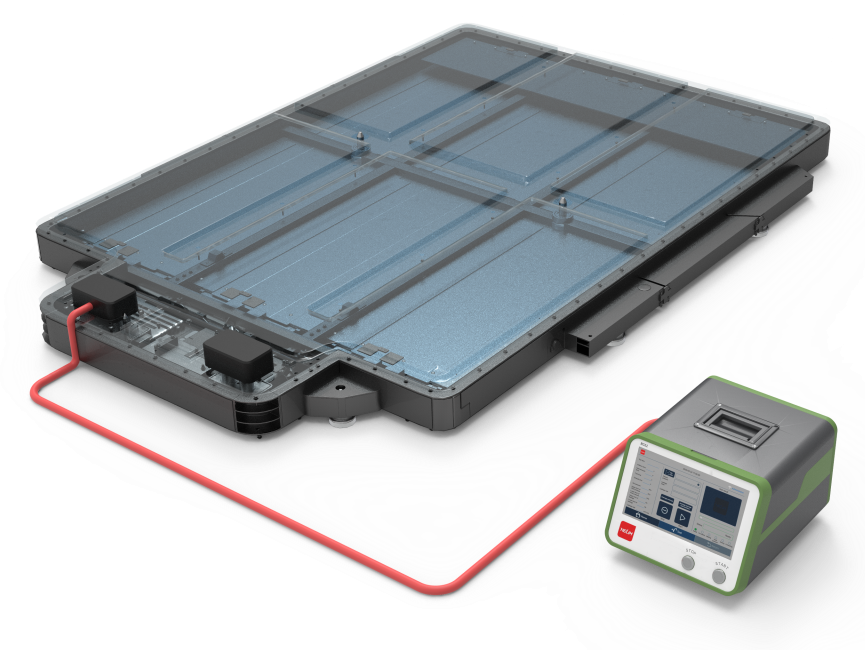 Electric Vehicle Battery (High-Voltage) leakage test enclosure Helim